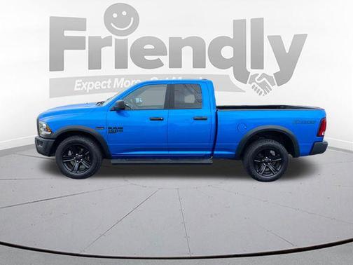 Hydro Blue Pearlcoat 2021 RAM 1500 Classic Warlock Quad Cab 4x4 6'4' Box