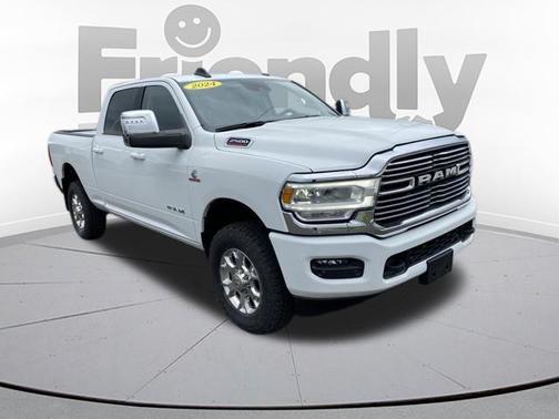 Bright White Clearcoat 2024 RAM 2500 Laramie Crew Cab 4x4 6'4' Box