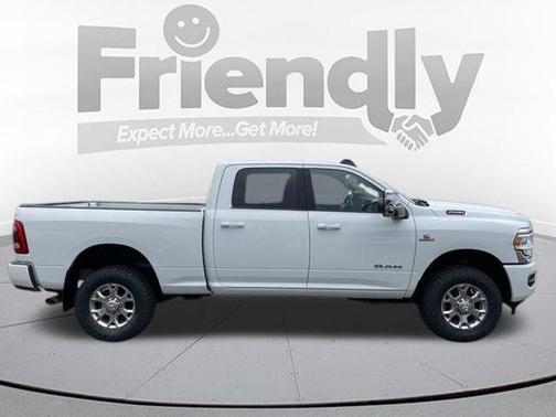 Bright White Clearcoat 2024 RAM 2500 Laramie Crew Cab 4x4 6'4' Box