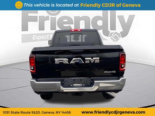 Diamond Black Crystal Pearlcoat 2026 RAM 3500 Tradesman Crew Cab 4x4 6'4' Box