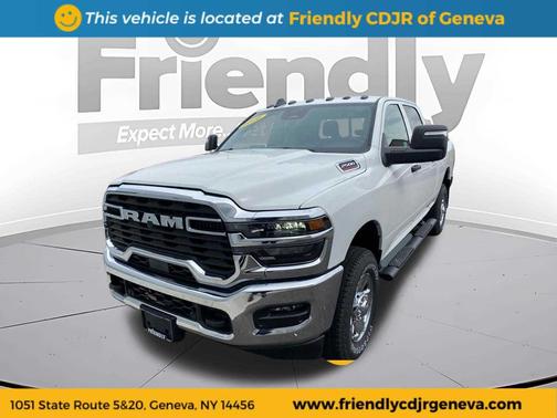 Bright White Clearcoat 2026 RAM 2500 Tradesman Crew Cab 4x4 6'4' Box