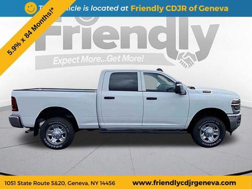 Bright White Clearcoat 2026 RAM 2500 Tradesman Crew Cab 4x4 6'4' Box
