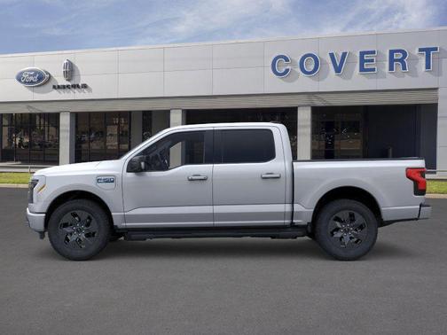 Silver Metallic 2025 Ford F-150 Lightning Flash