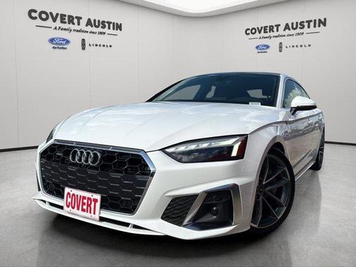 Ibis White 2021 Audi A5 45 S line Premium Plus