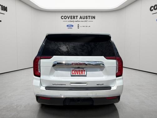 White Frost Tricoat 2021 GMC Yukon SLT