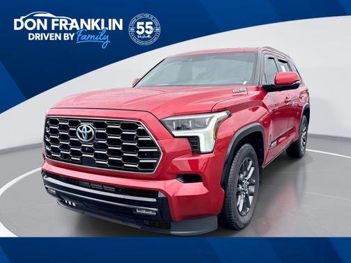 Red 2023 Toyota Sequoia Platinum