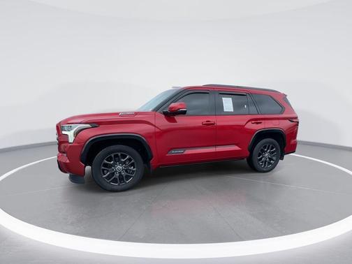 Red 2023 Toyota Sequoia Platinum