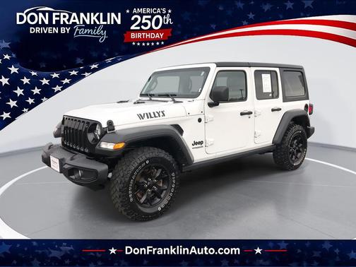 Bright White Clearcoat 2022 Jeep Wrangler Unlimited Sport