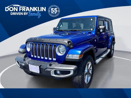 Ocean Blue Metallic 2019 Jeep Wrangler Unlimited Sahara