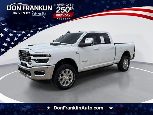 Bright White Clearcoat 2025 RAM 2500 Laramie