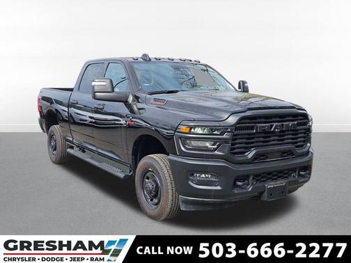 Diamond Black Crystal Pearlcoat 2025 RAM 2500 Tradesman Crew Cab 4x4 6'4' Box