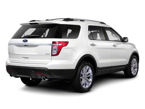 White Platinum Clearcoat Metallic 2013 Ford Explorer XLT