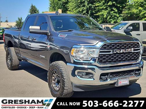 Granite Crystal Metallic Clearcoat 2022 RAM 2500 Big Horn Crew Cab 4x4 6'4' Box