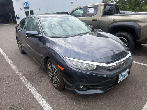 Modern Steel Metallic 2017 Honda Civic EX-T