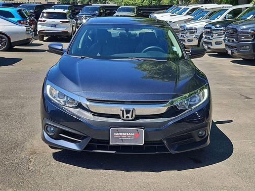 Modern Steel Metallic 2017 Honda Civic EX-T