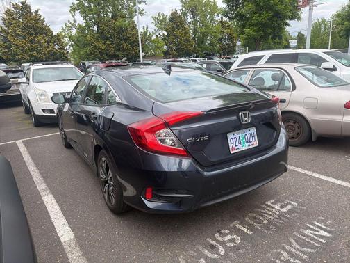 Modern Steel Metallic 2017 Honda Civic EX-T
