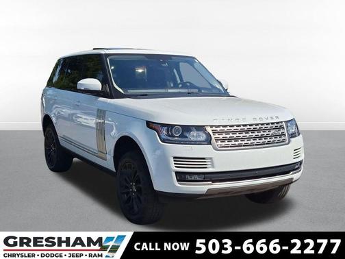 White 2016 Land Rover Range Rover 3.0L Turbocharged Diesel HSE Td6