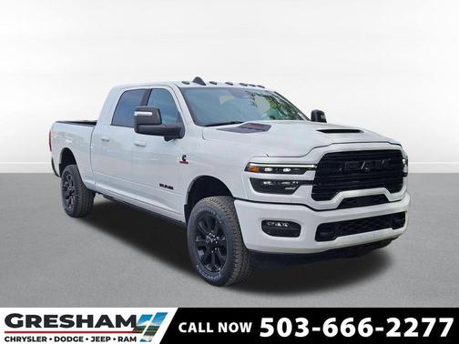 Bright White Clearcoat 2026 RAM 2500 Laramie Mega Cab 4x4 6'4' Box