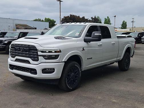 Bright White Clearcoat 2026 RAM 2500 Limited Mega Cab 4x4 6'4' Box