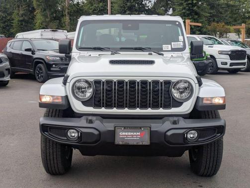 Bright White Clearcoat 2025 Jeep Gladiator Sport S
