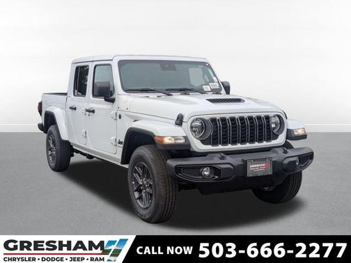 Bright White Clearcoat 2025 Jeep Gladiator Sport S