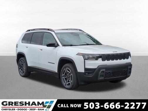 Bright White Clearcoat 2026 Jeep Cherokee Laredo 4x4