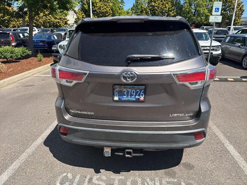 Predawn Gray Mica 2014 Toyota Highlander Limited Platinum