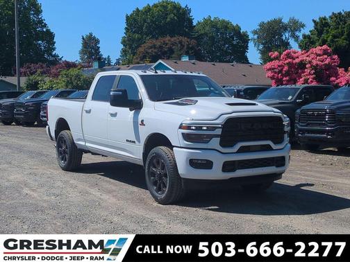 Bright White Clearcoat 2026 RAM 2500 Laramie Crew Cab 4x4 6'4' Box