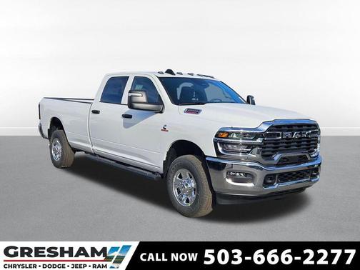 Bright White Clearcoat 2026 RAM 2500 Tradesman Crew Cab 4x4 8' Box
