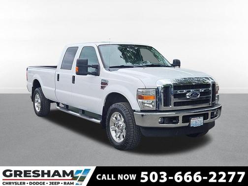 Oxford White Clearcoat 2008 Ford F-350 Lariat