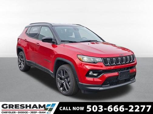 Red Hot Pearlcoat 2026 Jeep Compass Limited