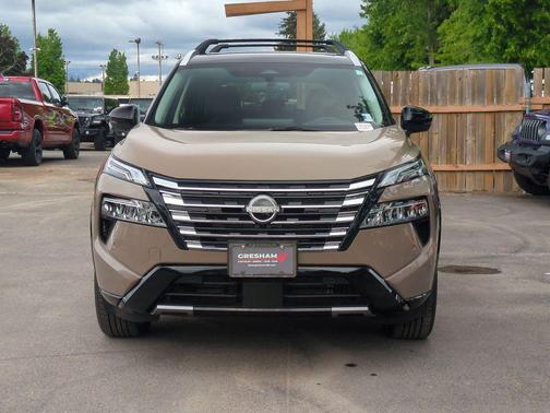 Baja Storm Metallic/Super Black 2025 Nissan Rogue Platinum
