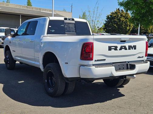 Bright White Clearcoat 2026 RAM 3500 Laramie Mega Cab 4x4 6'4' Box