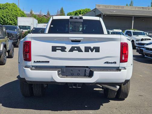 Bright White Clearcoat 2026 RAM 3500 Laramie Mega Cab 4x4 6'4' Box