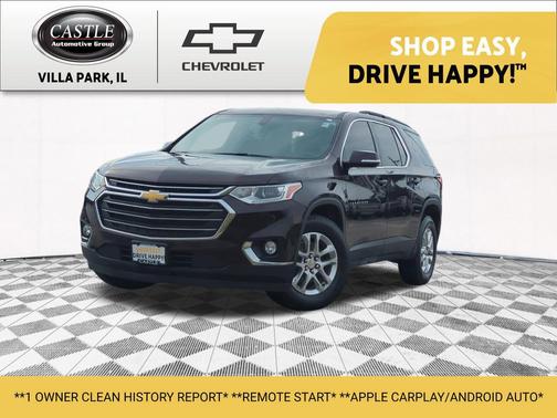 Black Cherry Metallic 2021 Chevrolet Traverse LT Cloth