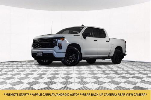 Summit White 2023 Chevrolet Silverado 1500 Custom
