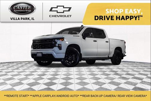 Summit White 2023 Chevrolet Silverado 1500 Custom