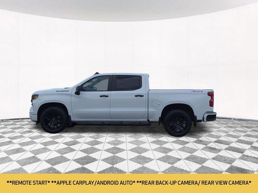 Summit White 2023 Chevrolet Silverado 1500 Custom