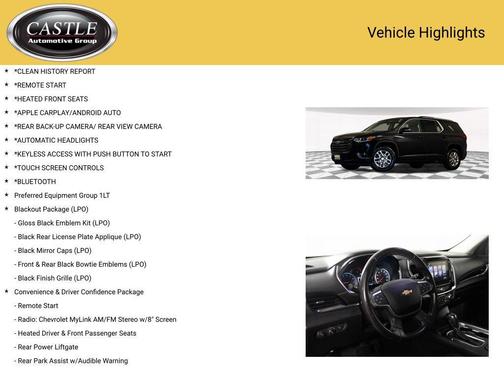 2018 Chevrolet Traverse LT Cloth