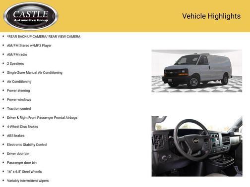 2017 Chevrolet Express 2500 Work Van