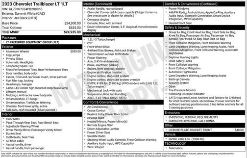 2023 Chevrolet Trailblazer LT