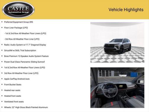 2025 Chevrolet Traverse RS