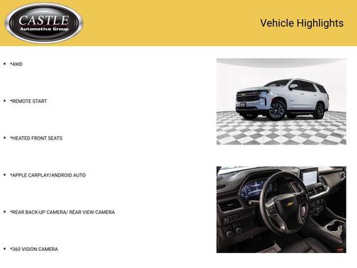 Summit White 2024 Chevrolet Tahoe LT