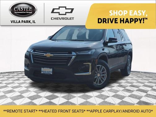 Mosaic Black Metallic 2023 Chevrolet Traverse LT Cloth