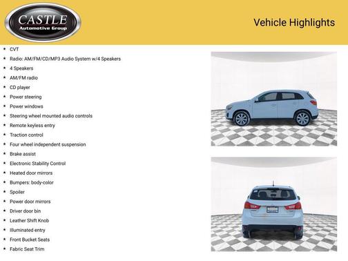 2014 Mitsubishi Outlander Sport ES