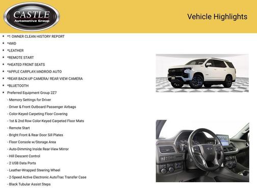2021 Chevrolet Tahoe 4WD Z71