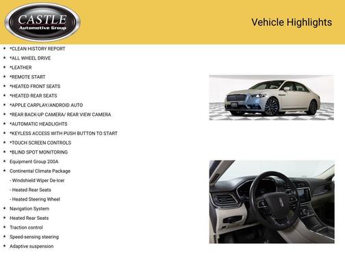 2019 Lincoln Continental Select