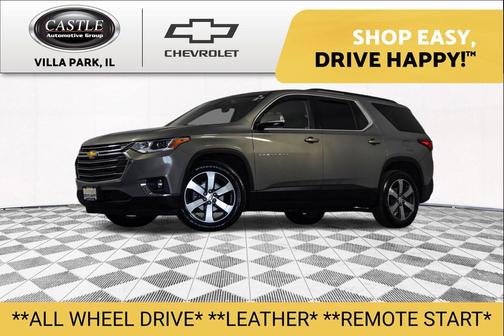 Pepperdust Metallic 2019 Chevrolet Traverse LT Leather
