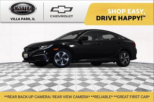 Crystal Black Pearl 2020 Honda Civic LX