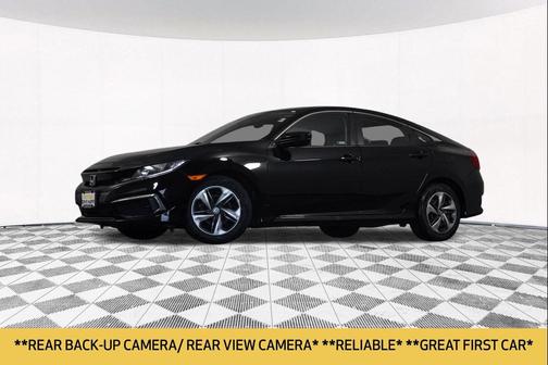 Crystal Black Pearl 2020 Honda Civic LX